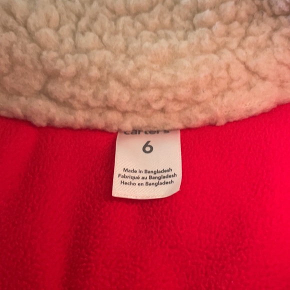 CARTERS | Kid's Zip-Up Puffer Red Vest. - Picture 4 of 4